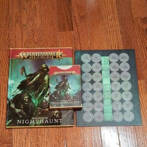 Warhammer Age of Sigmar Nighthaunt 3rd Edition Battletome Warscroll Cards Tokens